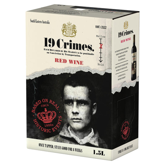 19 Crimes Red Wine 1.5L All red wine Sainsburys   