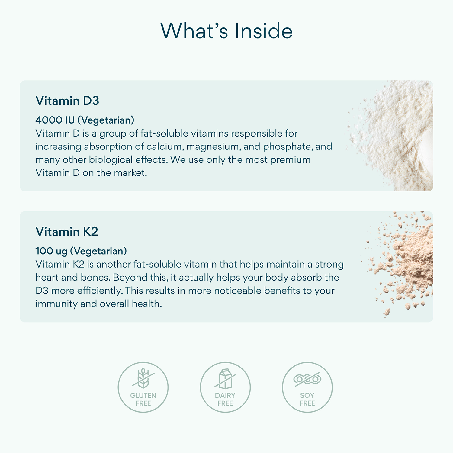 Bettervits Vitamin D3 K2 60 capsules (British brand)