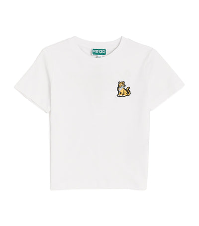Harrods Kenzo Kids Cotton Tiger Graphic T-Shirt (9 Months-4 Years)- Buy online at McGrocer