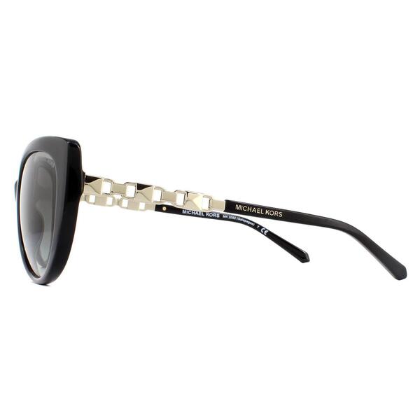 Michael Kors Galapagos MK2092 schwarze Sonnenbrille, britische Version