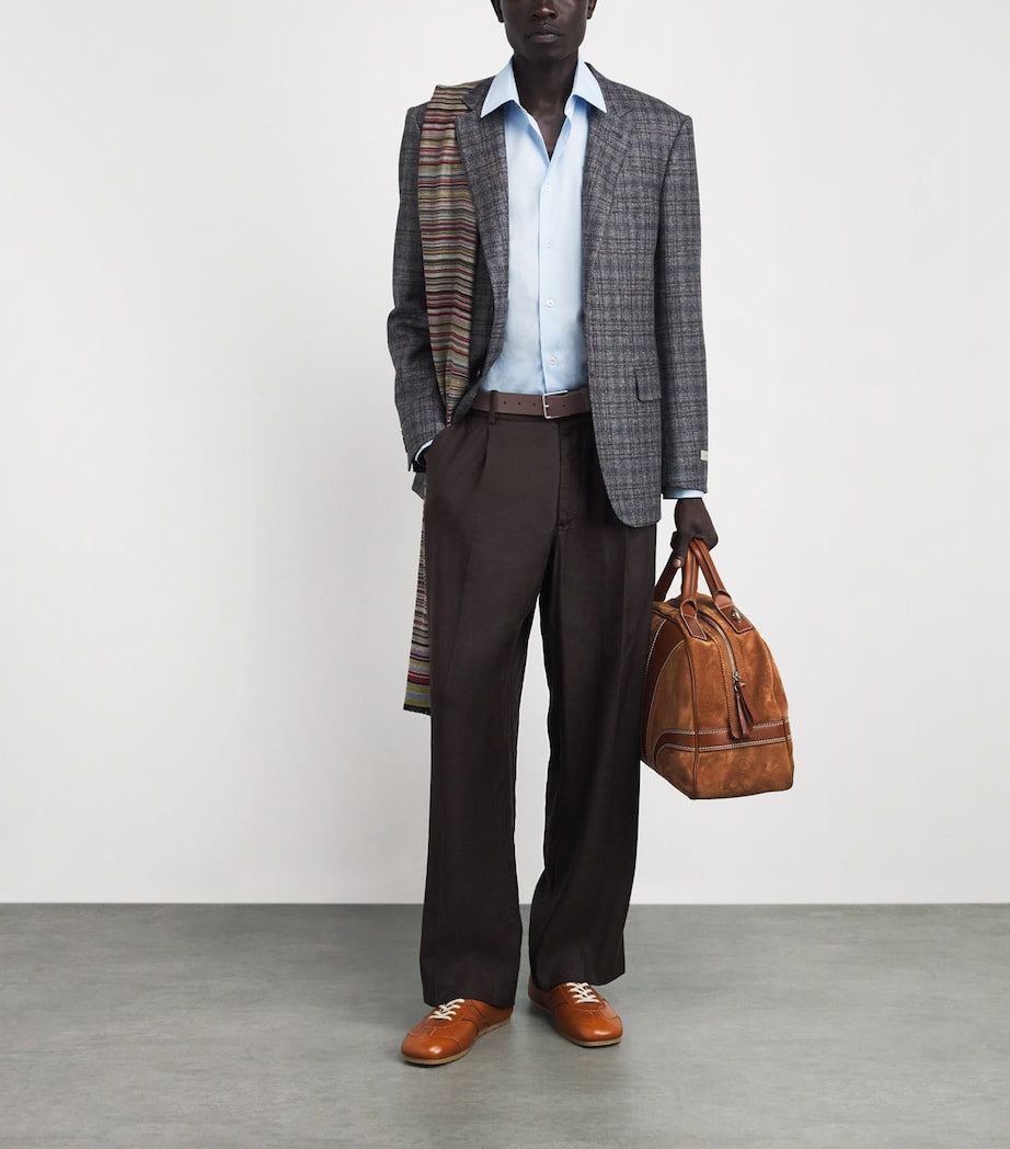 Paul Smith Leather Signature Stripe Stitch belt (British brand)