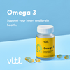 Vitl Omega 3 high-strength DHA EPA supplements 60 capsules, UK version