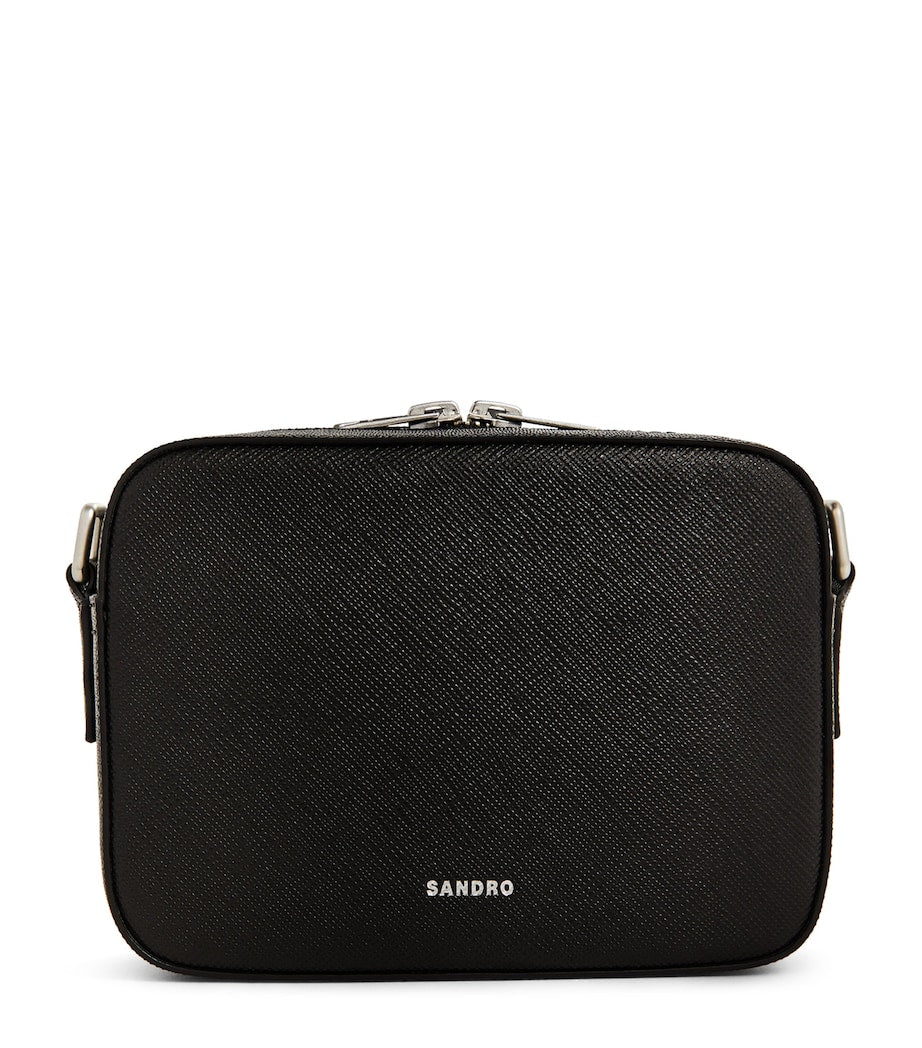Sandro Paris Saffiano leather cross-body bag, imported from the UK