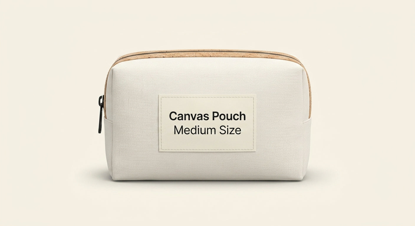 Givenchy logo pouch cotton linen, UK version