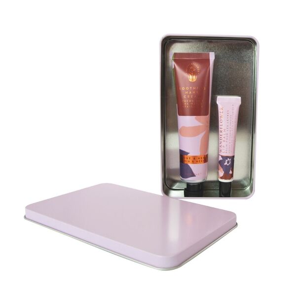 Wanderflower lavender hand cream and lip balm set, UK version