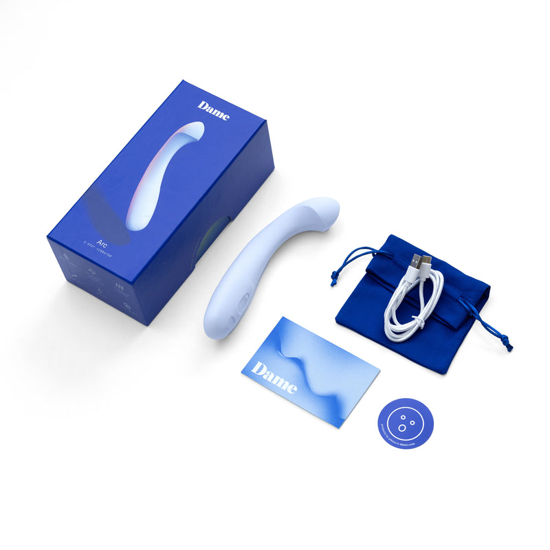 Dame Arc G-spot vibrator 7.5 inches - British product