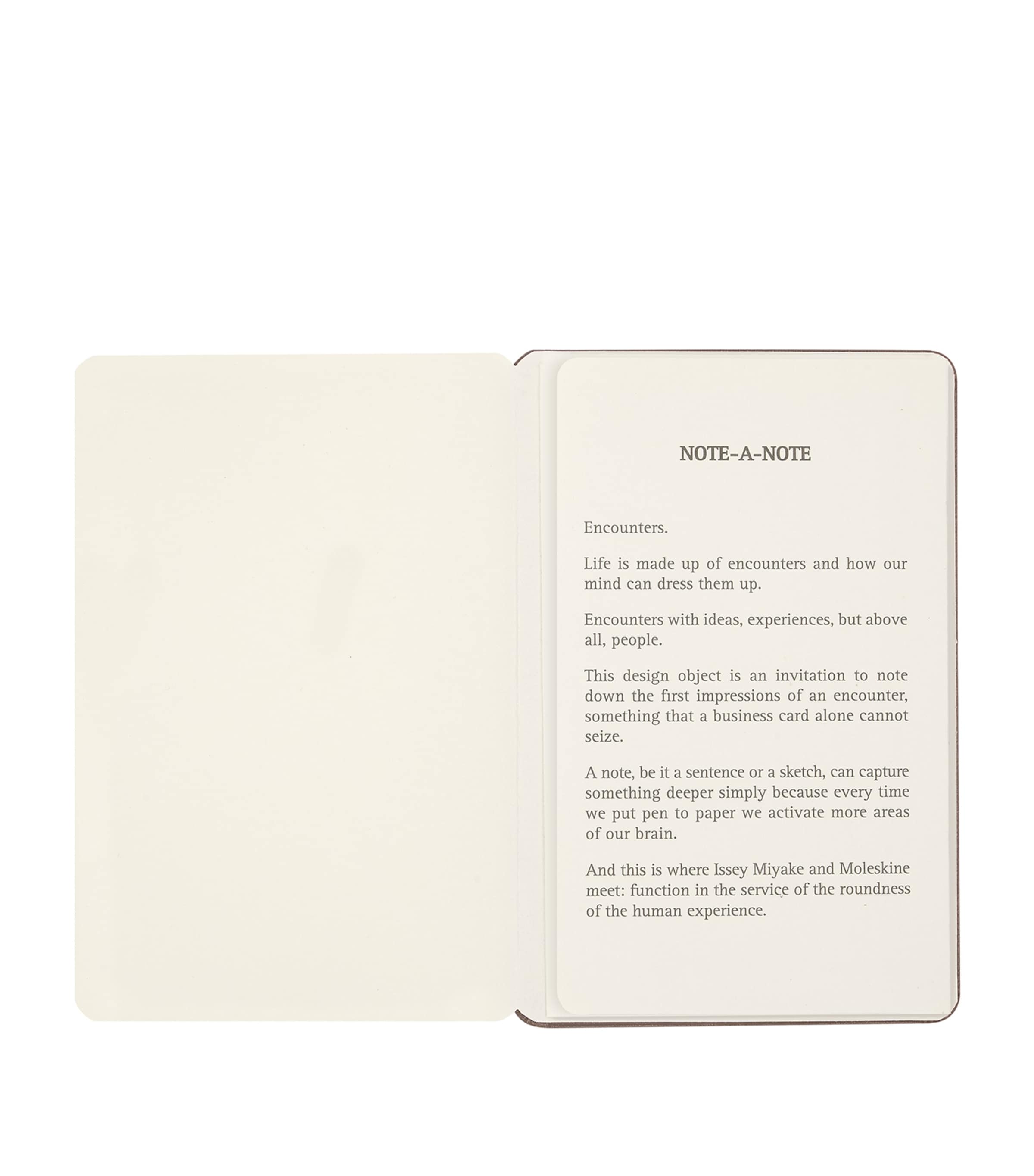 Moleskine Miyake Design Studio business card holder notebook, imported from the UK
