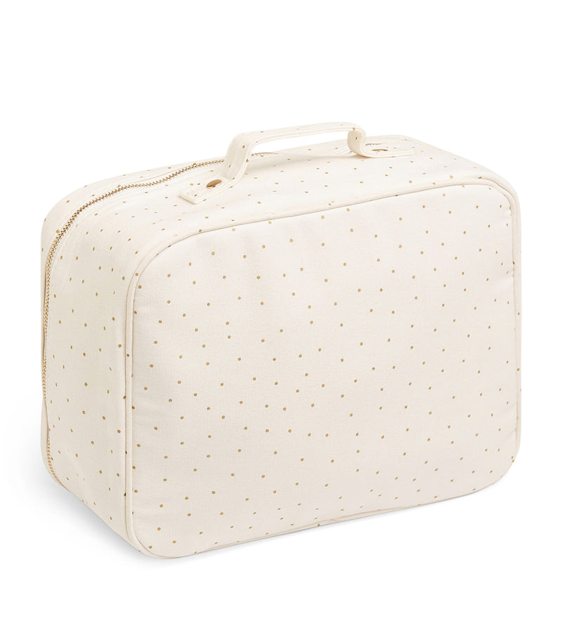 Bonpoint coated cotton suitcase - British product