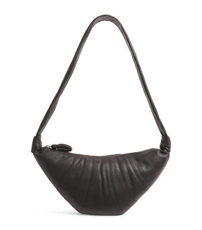 Harrods Lemaire Medium Grained Leather Croissant Shoulder Bag- Buy online at McGrocer