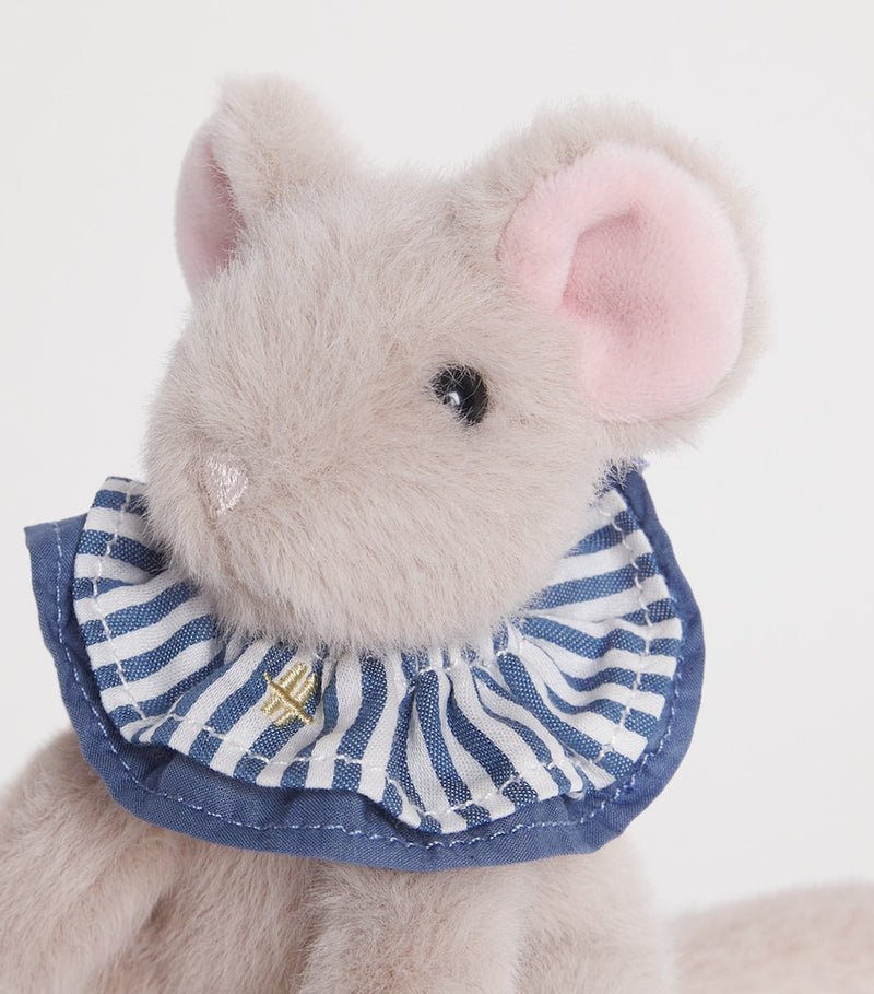 Small Festive Ruffle Mouse Soft Toy Decoration