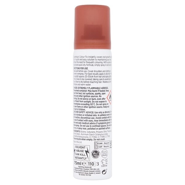 Superdrug Colour Fix Instant Root Cover - Red Brown