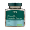 Holland & Barrett Chewable Liquorice 760mg 60 Tablets, imported from the UK