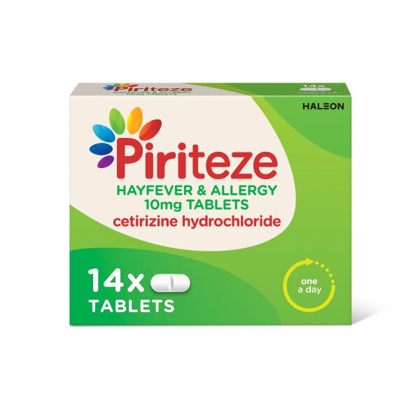 Piriteze Antihistamine Allergy Relief Tablets 14s GOODS Superdrug   