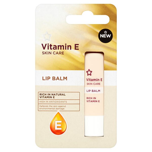 Superdrug Vitamin E Lip balm stick 4.8g GOODS Superdrug   