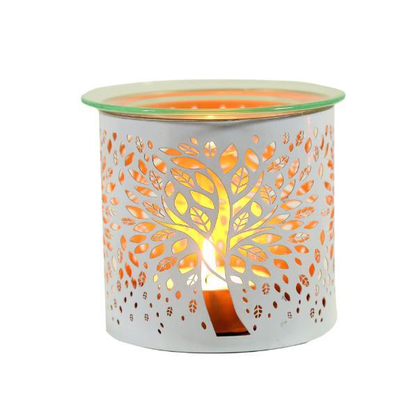 Aroma 3-in-1 tealight holder wax melt burner tree of life design (British brand)