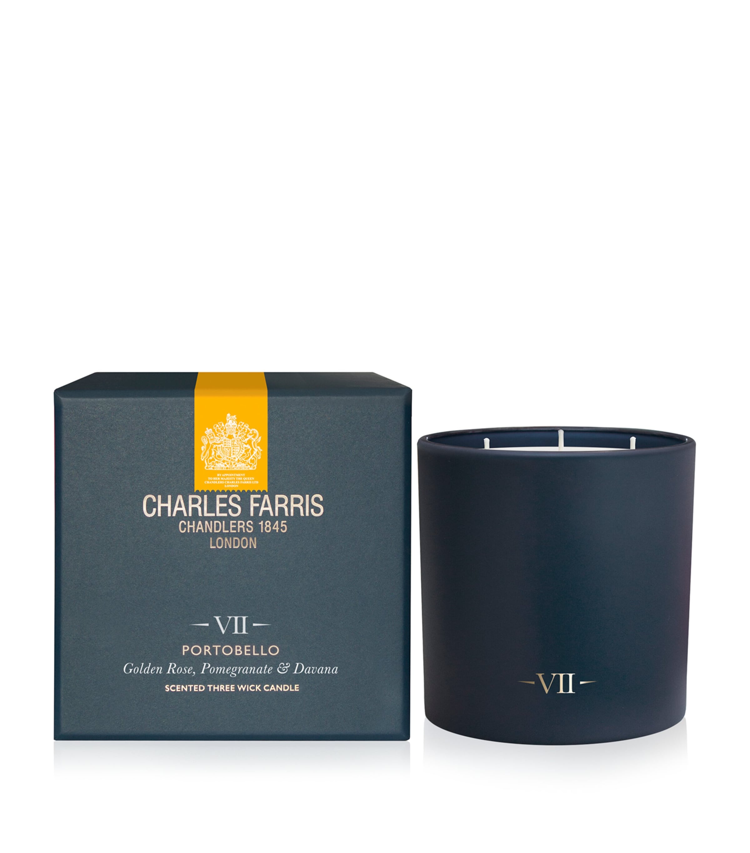 Charles Farris Portobello VII scented candle 210g - British product
