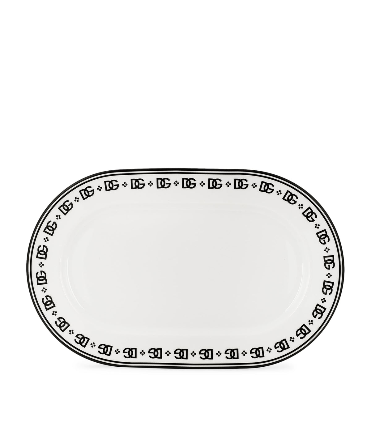 Dolce&Gabbana porcelain serving plate with DG logo 45.5cm - British product