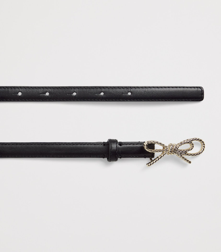 Claudie Pierlot leather knot belt 1.5cm width (British brand)