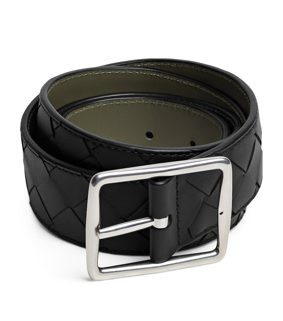 Bottega Veneta reversible leather belt 3.5cm width, UK version