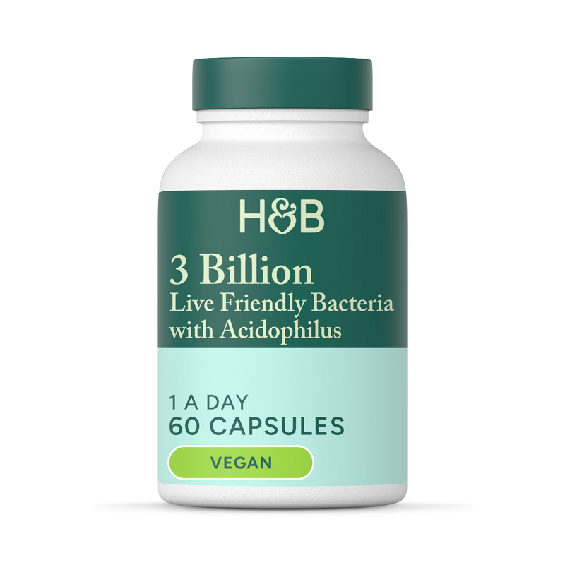 Holland & Barrett Live Friendly Bacteria 3 Billion 60, UK version