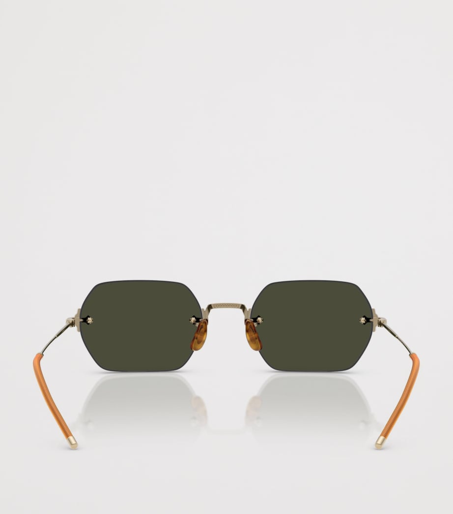 Oliver Peoples TK-13 randlose Titan-Sonnenbrille - UK-Version