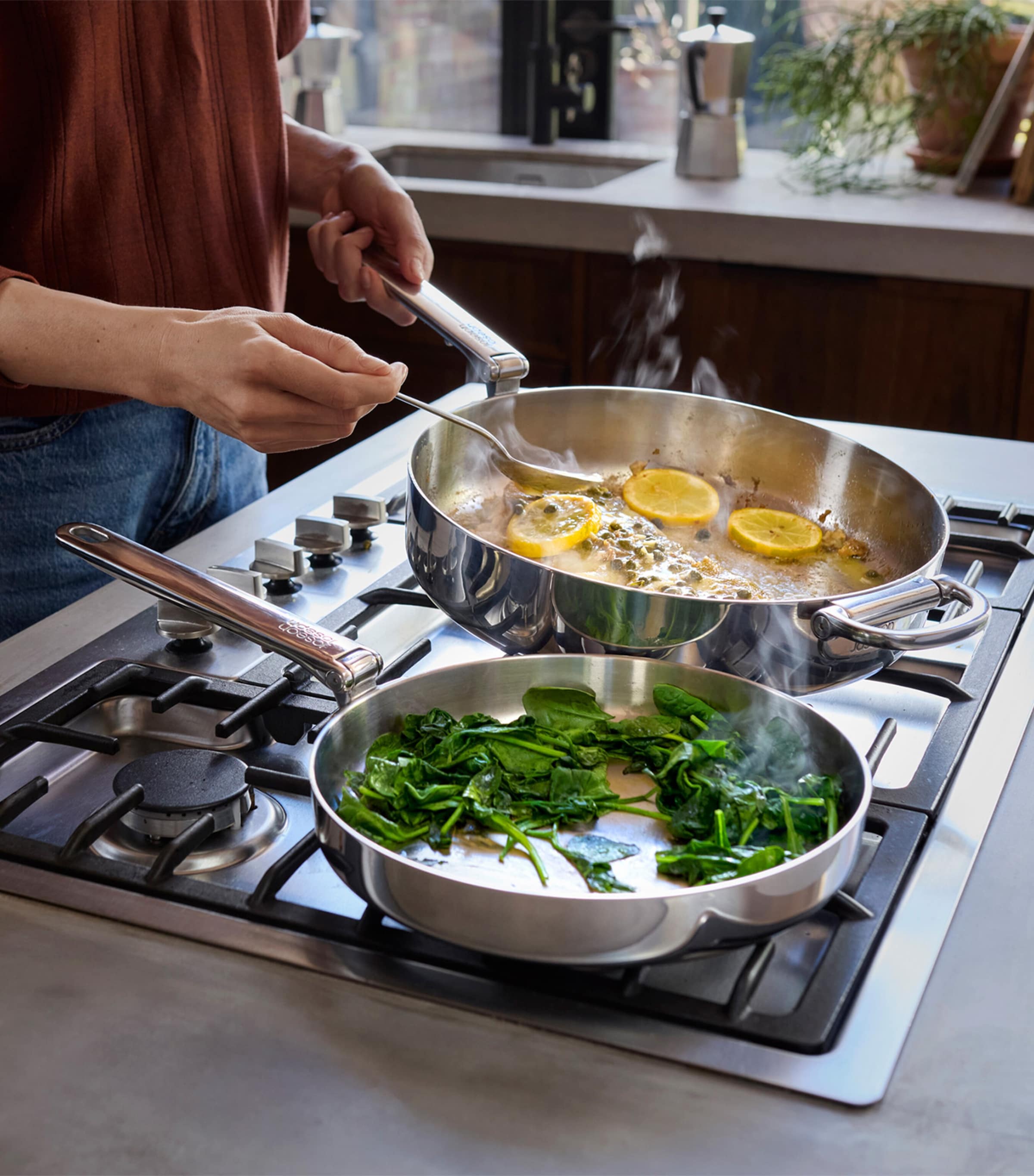 Joseph Joseph Space Non-Stick Folding-Handle Frying Pan 24cm, UK version