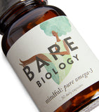 Bare Biology Mindful Pure Omega-3 supplement 30 capsules - British product