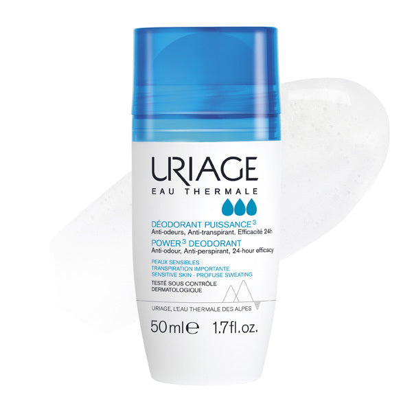 Uriage power3 deodorant roll-on 50ml (British brand)