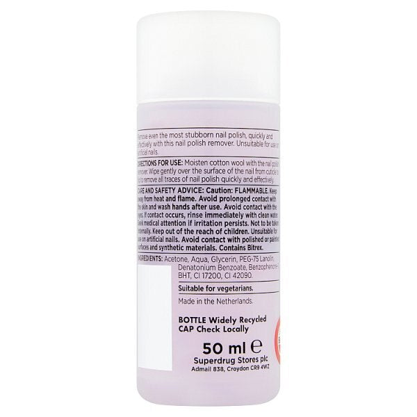 Superdrug Acetone Nail Polish Remover  50ml GOODS Superdrug   