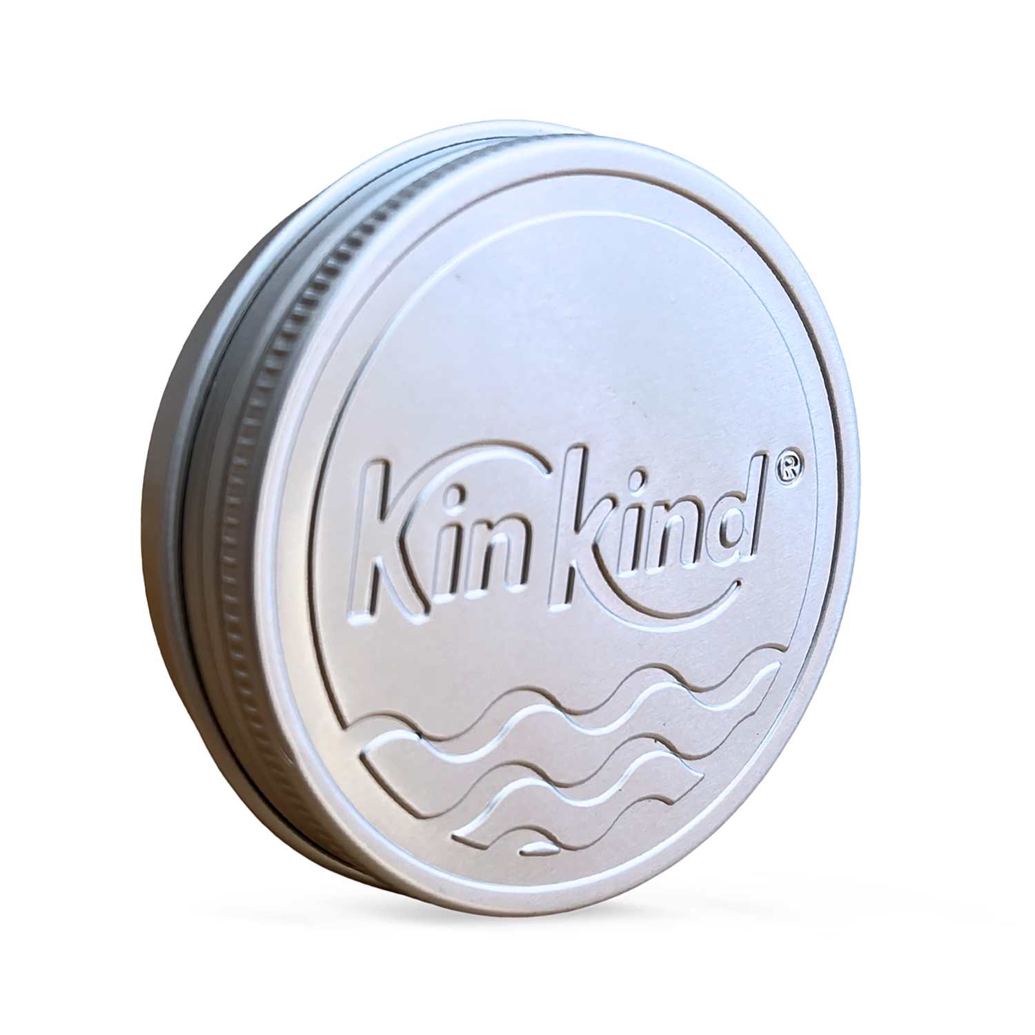 KinKind aluminium travel tin 15g for shampoo bars, imported from the UK