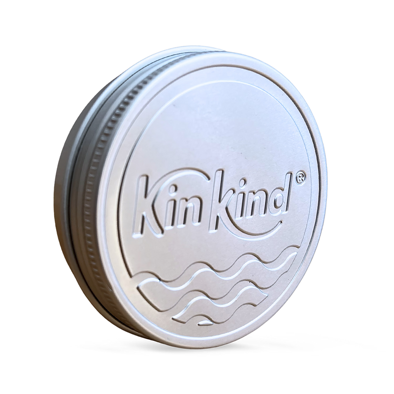 KinKind aluminium travel tin 15g for shampoo bars, imported from the UK