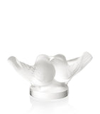 Lalique Lovebirds crystal sculpture 4.5cm - British product