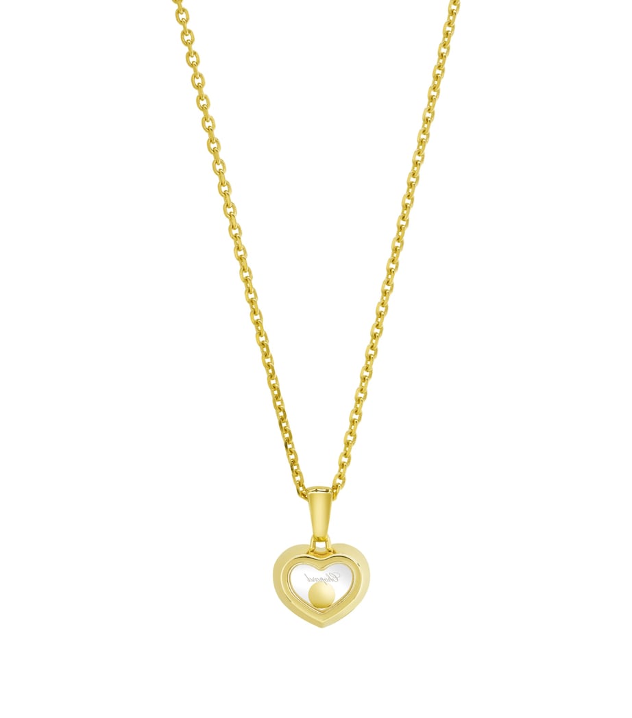 Chopard Happy Diamonds pendant necklace 18k yellow gold, UK version