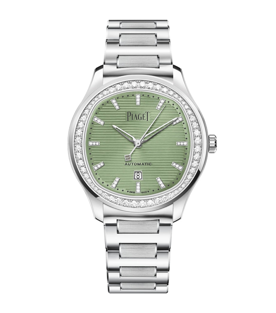 Piaget Polo Date diamond watch 36mm, UK version