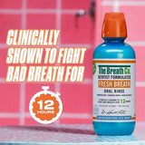 The Breath Co Oral Rinse Icy Mint 500ml (British brand)