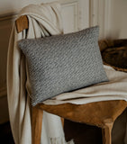 Araminta Campbell alpaca-blend fern cushion 30x45cm, British brand