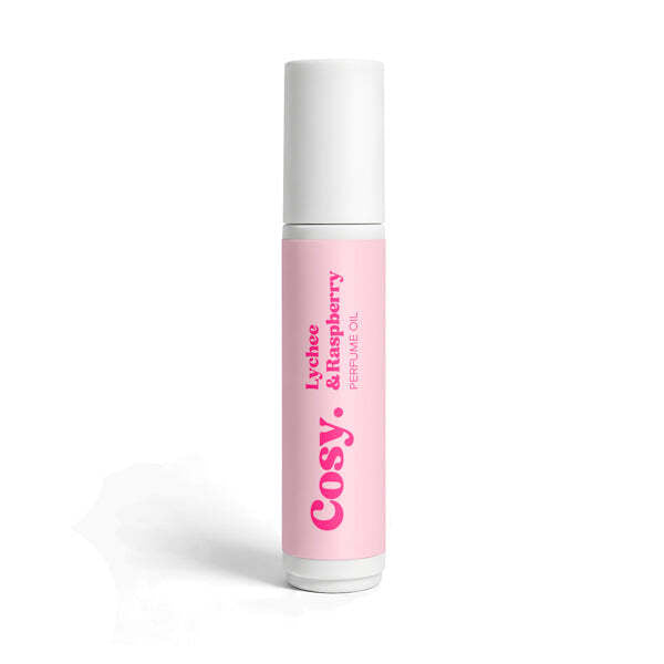Cosy Cosmetics Lychee & Raspberry perfume oil, imported from the UK