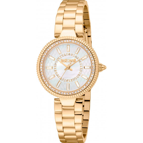 Just Cavalli gold ladies watch stainless steel - British product