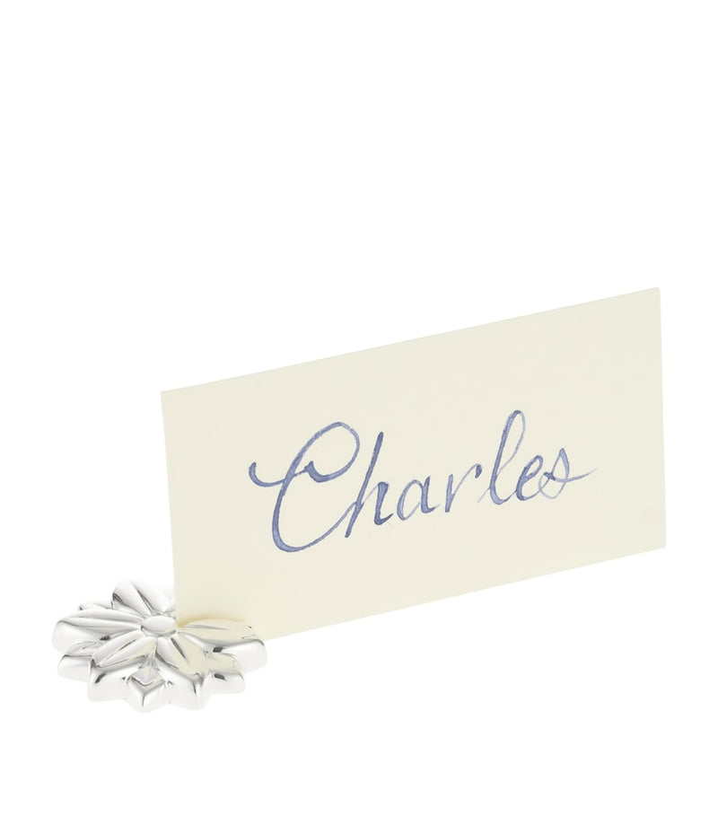 Christofle versilberte Platzkartenhalter Set aus 2 - Britisches Produkt