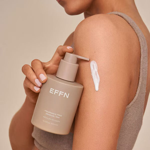 Effn gel creme gradual tan medium dark 300ml, imported from the UK