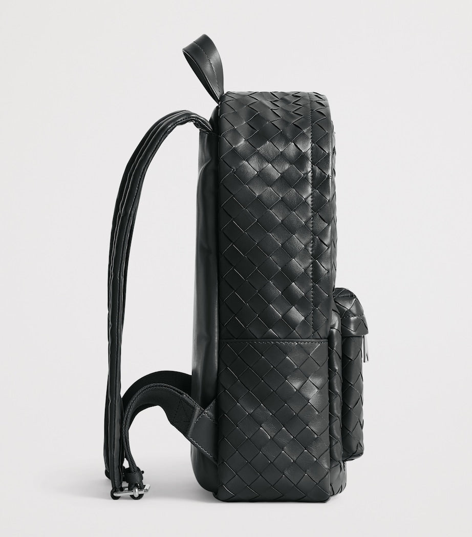 Bottega Veneta Small Intrecciato Leather Backpack, UK version
