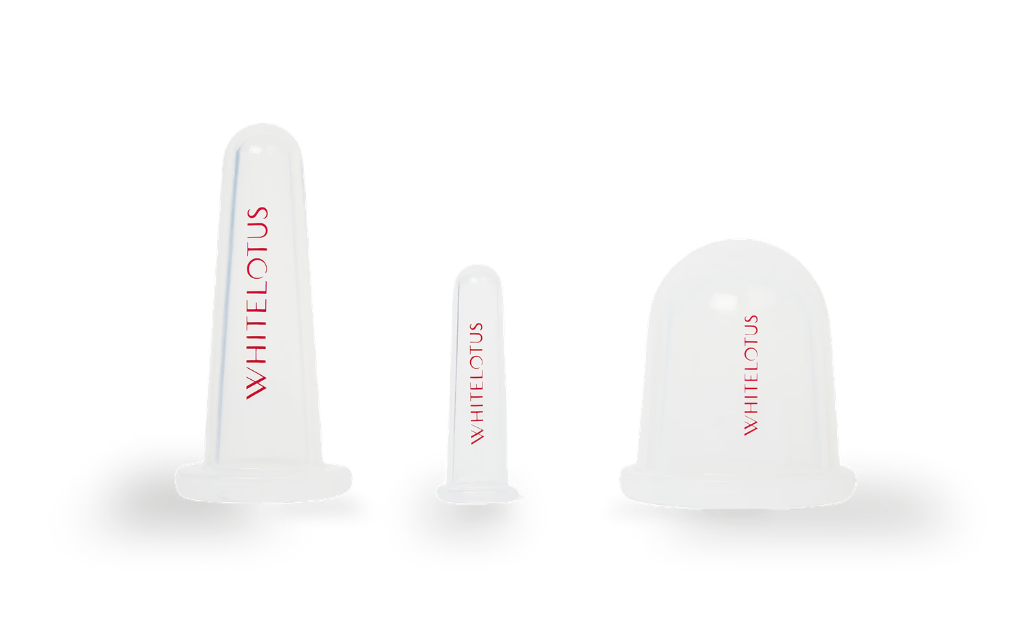White Lotus Beauty cupping set 3-piece, imported from the UK