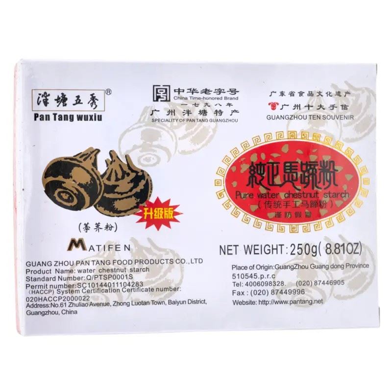 Pan Tang Wuxiu pure water chestnut starch - British product