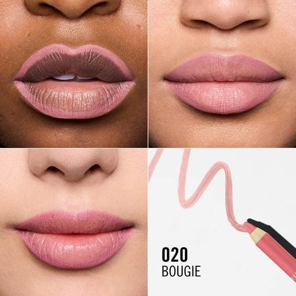 Rimmel Lip Shaper 020 Bougie, imported from the UK