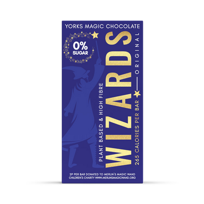 Holland & Barrett Wizards 0% Sugar Chocolate Original 55g- Buy online at McGrocer