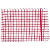 Poli-dri Cotton Tea Towel Red 70cm GOODS M&S   