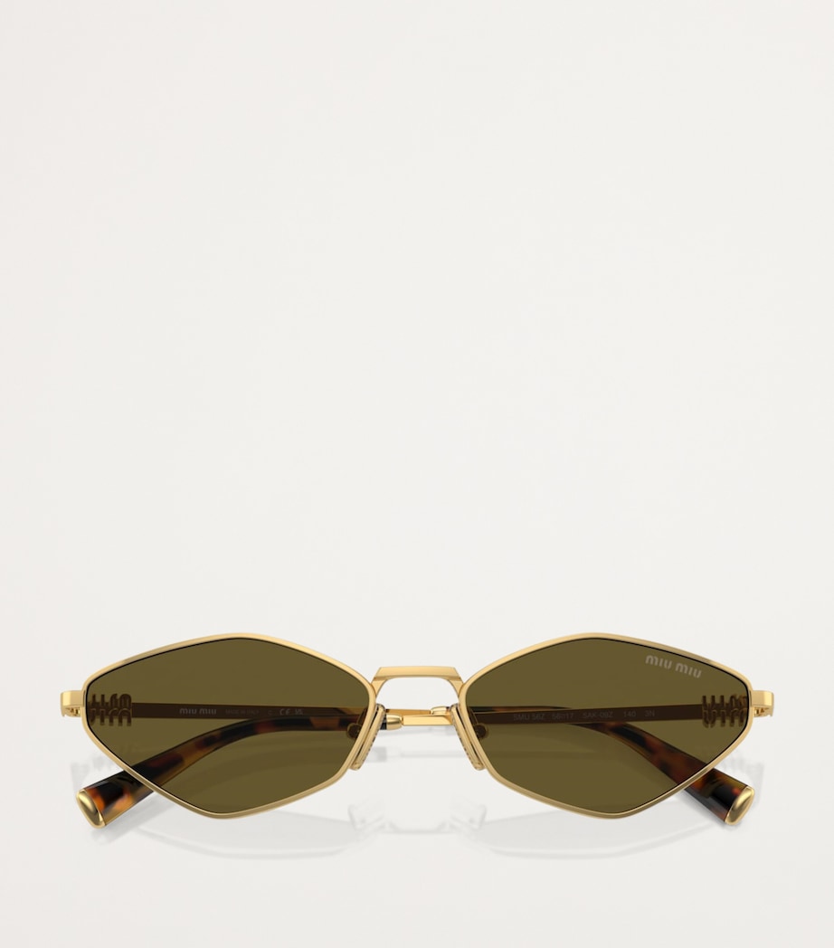 Miu Miu metal oval sunglasses - British product