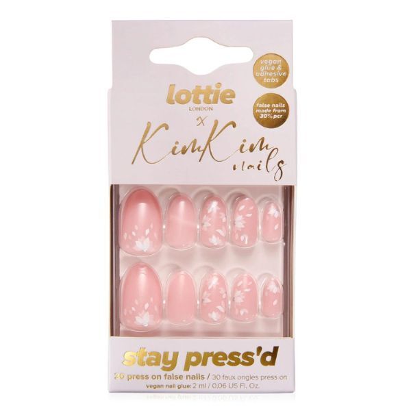 Lottie London X Kimkim Stay Press On Nails Glazed & Unfazed GOODS Superdrug   