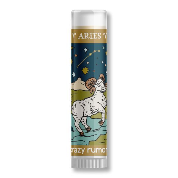 Crazy Rumors Aries fire blend lip balm 4.5g, UK version