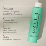 Lucy Bee organic AHA PHA exfoliating toner 100ml, imported from the UK